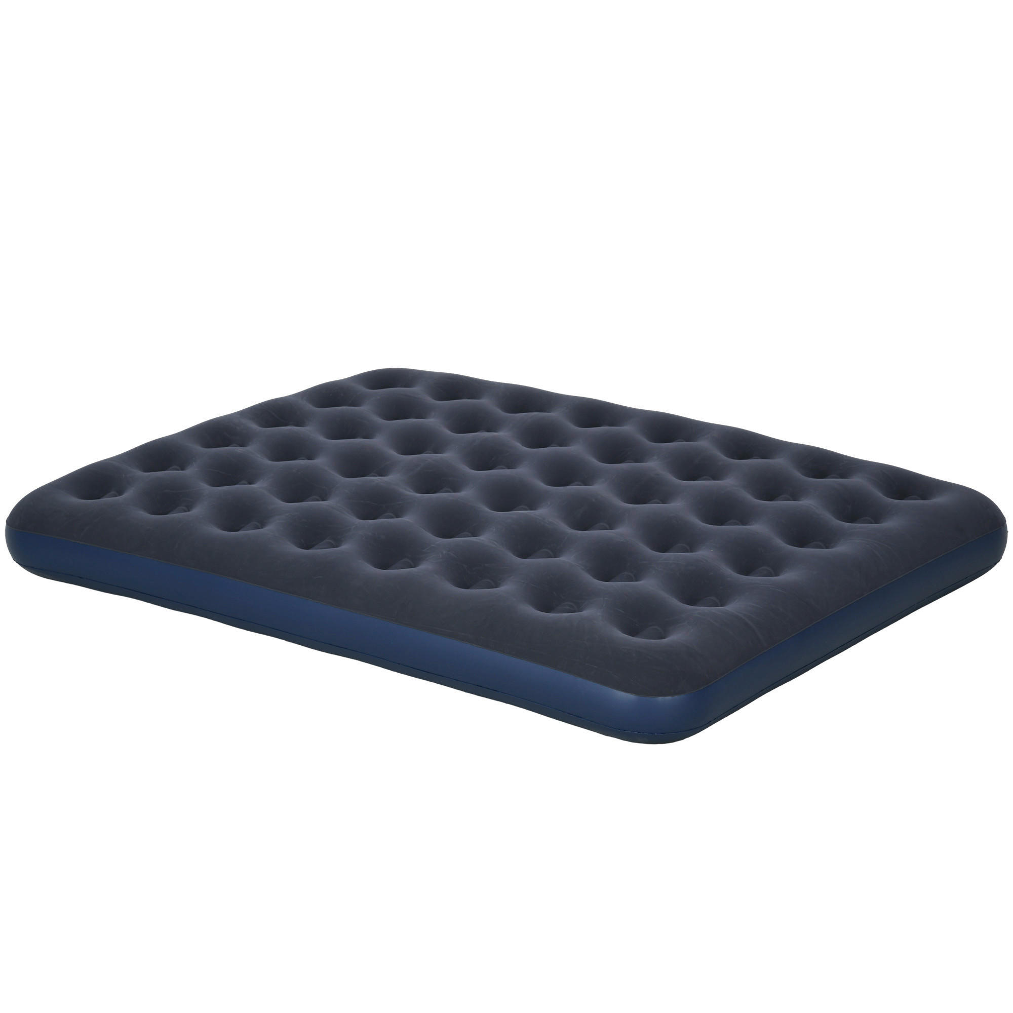 Outsunny Luftmatratze blau Kunststoff B/H/L: ca. 152x22x203 cm Luftmatratze - blau (203,00/152,00/22,00cm) - Outsunny