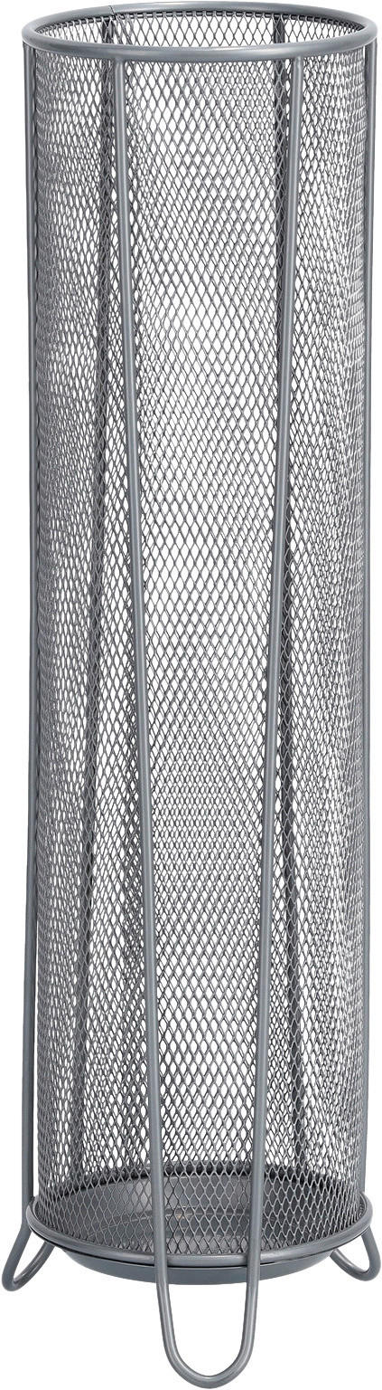 Zeller Schirmständer silber B/H/L: ca. 14x53x14 cm Schirmständer - silber (14,00/14,00/53,00cm) - Zeller