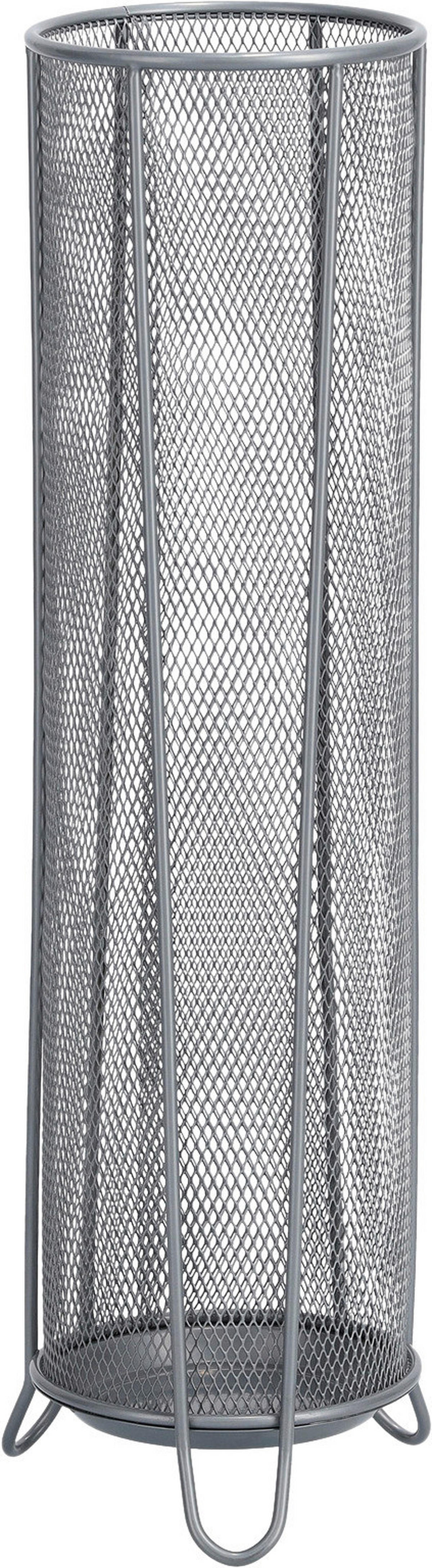 Zeller Schirmständer silber B/H/L: ca. 14x53x14 cm Schirmständer - silber (14,00/14,00/53,00cm) - Zeller