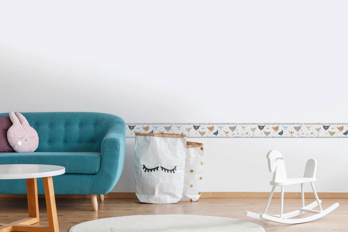 A.S.Creation Bordüre creme weiß B/H/D: ca. 15,5x500x5,7 cm Bordüre_selbstklebend - weiß/creme (5,70/500,00cm) - A.S.Creation