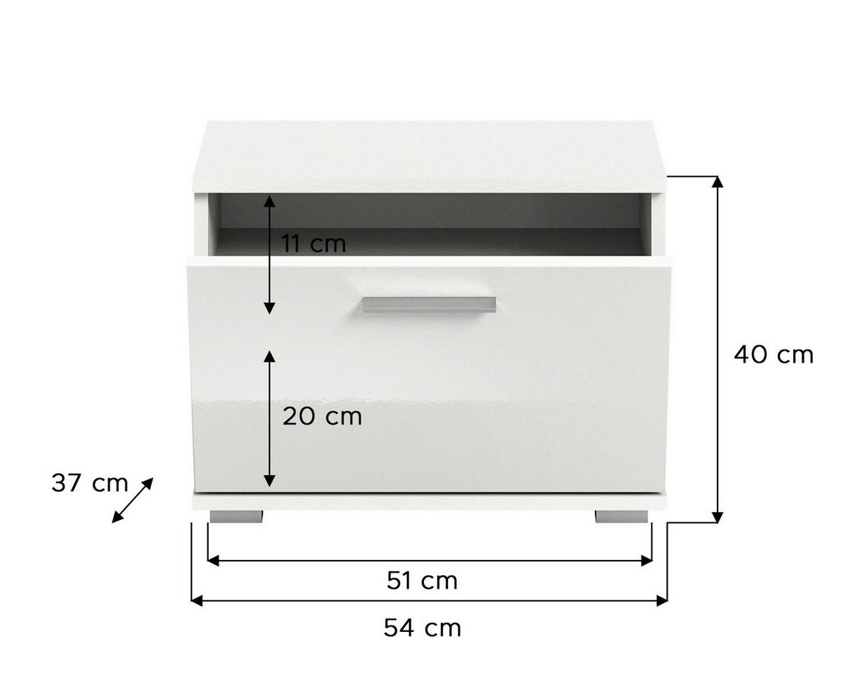 Garderobe PREGO B/H/T: ca. 140x191x37 cm PREGO - (140,00/191,00/37,00cm) - xonox.home