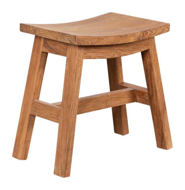 deVries Hocker teak B/H/L: ca. 45x33x50 cm Hocker - teak (50,00/45,00/33,00cm) - deVries