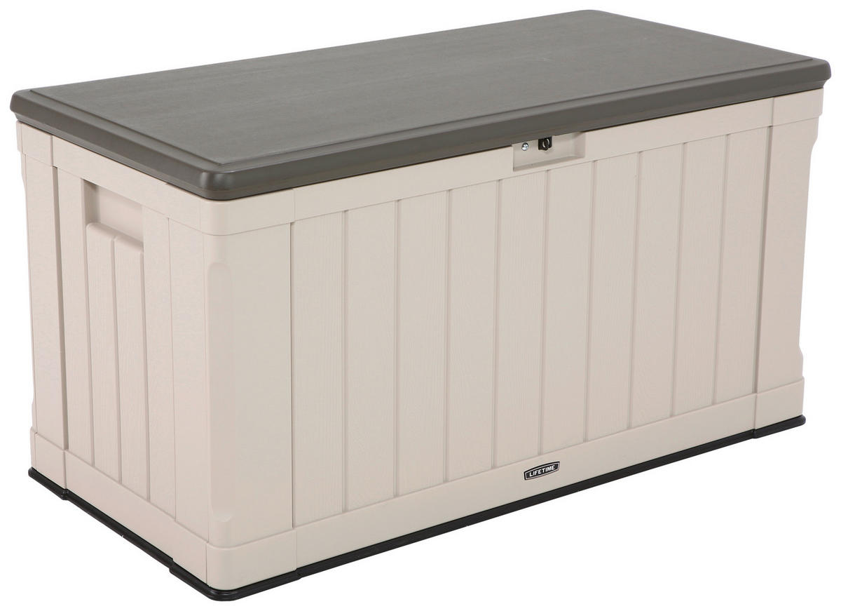 Lifetime Kissenbox Harmony 440L Lichtgrau Kunststoff B/H/T: ca. 128x67x64 cm Harmony 440L - Lichtgrau (128,00/67,00/64,00cm) - Lifetime