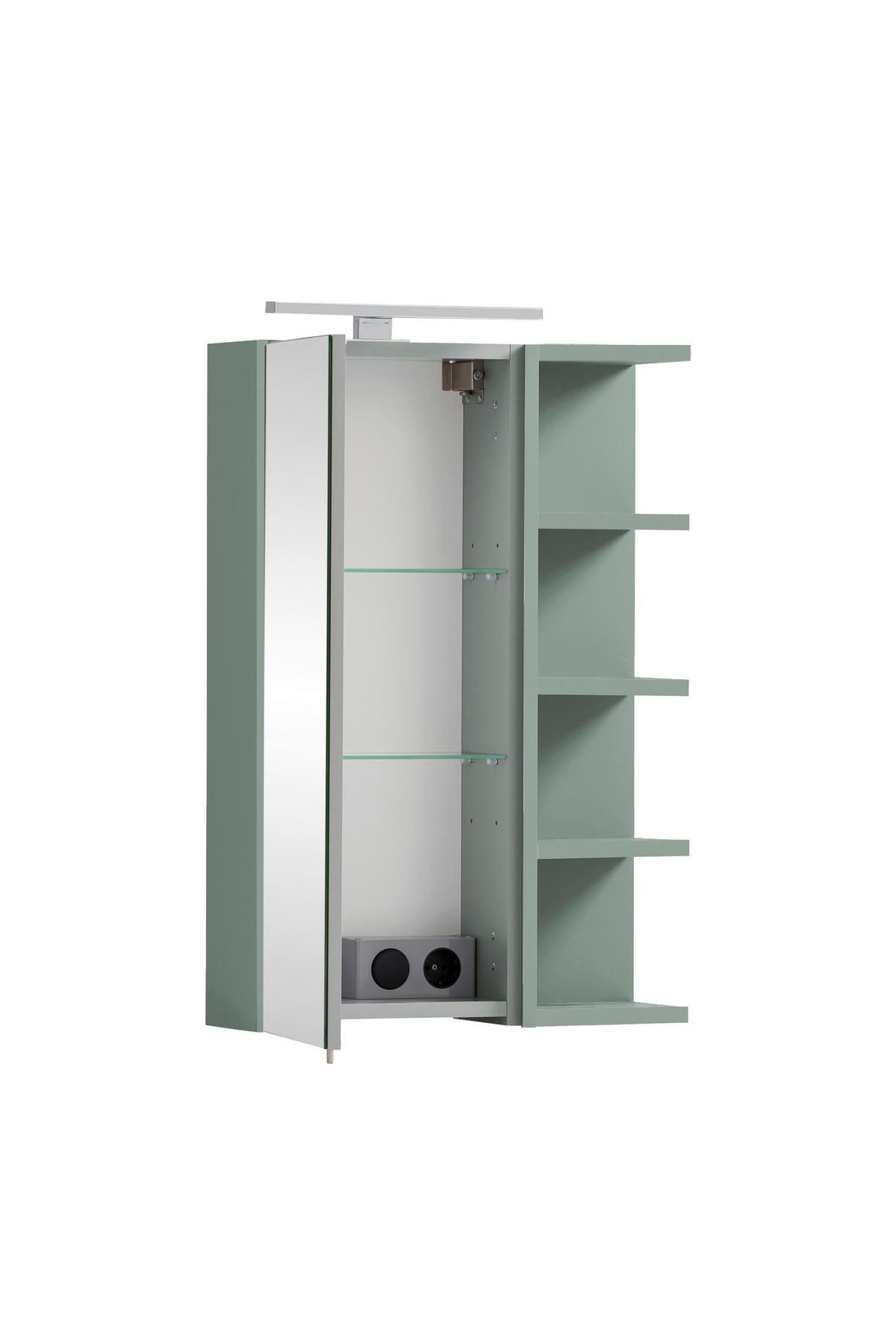 Spiegelschrank Piazza Pistazie B/H/T: ca. 49,7x74,8x16 cm Piazza - Pistazie (49,70/74,80/16,00cm) - Schildmeyer