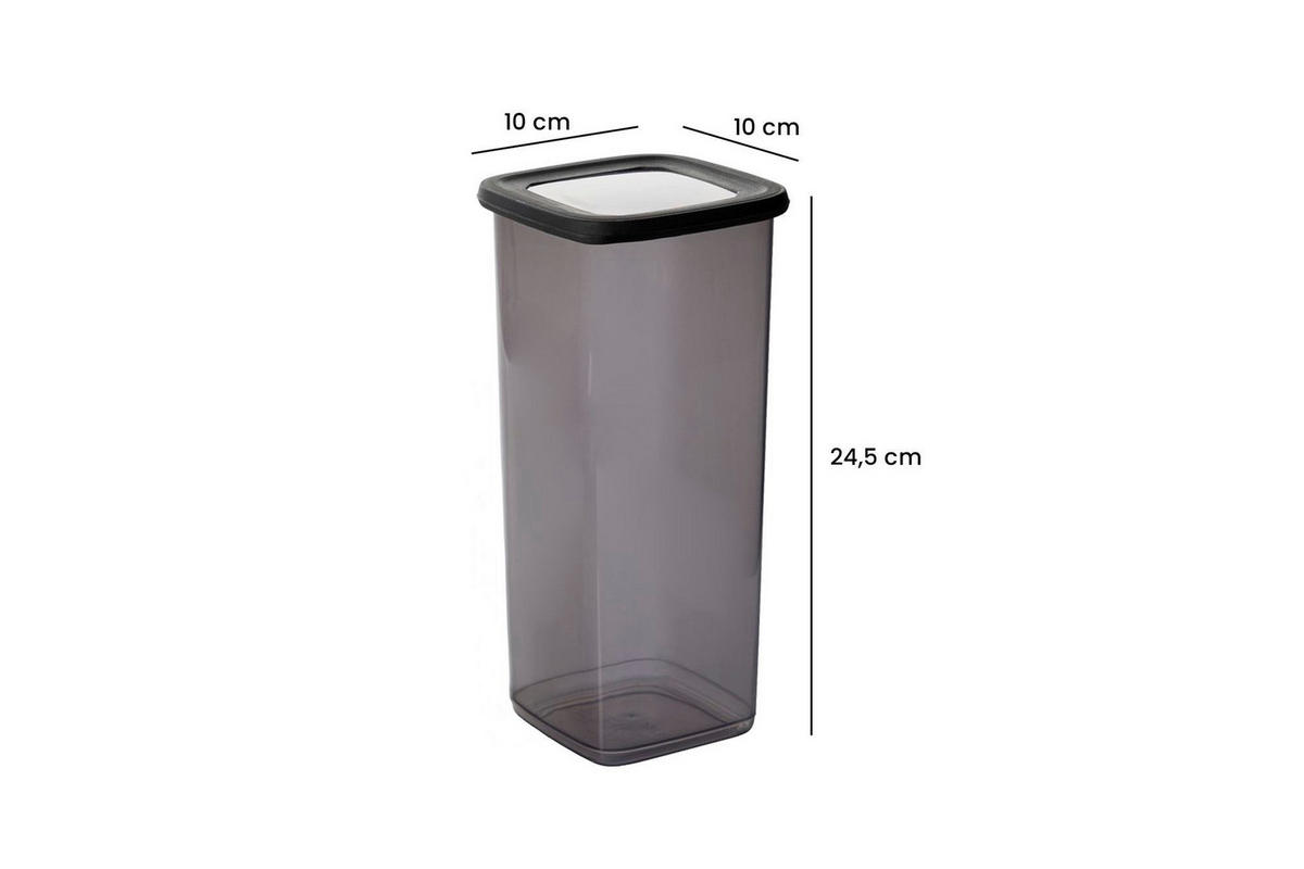 HermiaConcept Vorratsdosenset 18tlg. anthrazit 18tlg. - anthrazit - HermiaConcept