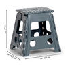 Zeller Klapphocker anthrazit B/H/L: ca. 31x39x38,5 cm Klapphocker - anthrazit (38,50/31,00/39,00cm) - Zeller