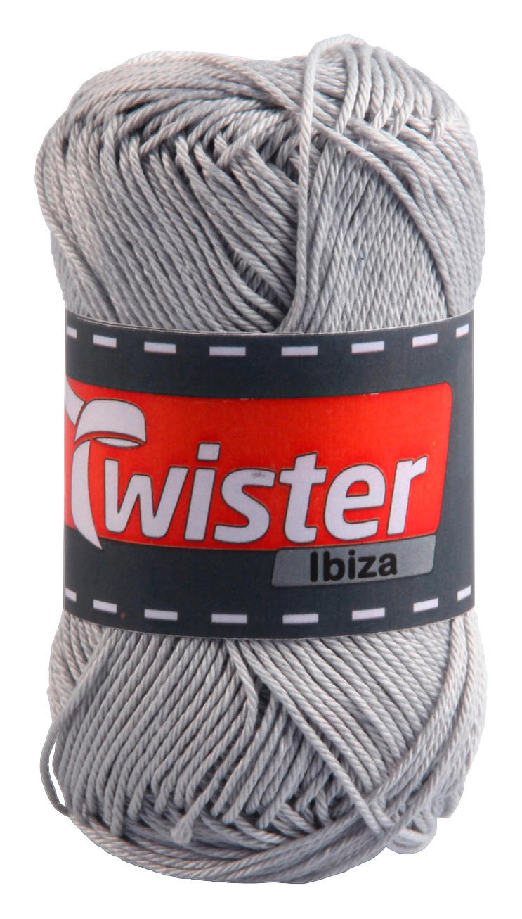 Handstrickgarn Ibiza silber L: ca. 12500 cm Ibiza - silber (12500,00cm) - Twister