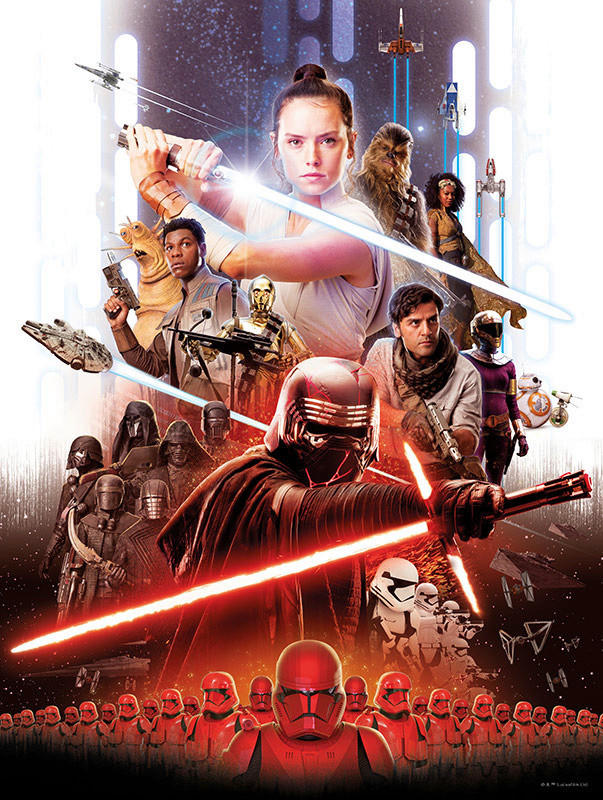 Komar Poster Star Wars Movie Poster Rey Star Wars B/L: ca. 30x40 cm günstig online kaufen