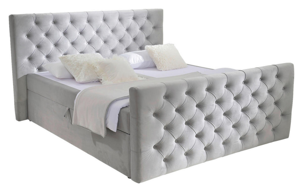 Boxbett Glow Silbergrau Glow - Silbergrau (200,00/117,00/224,00cm)