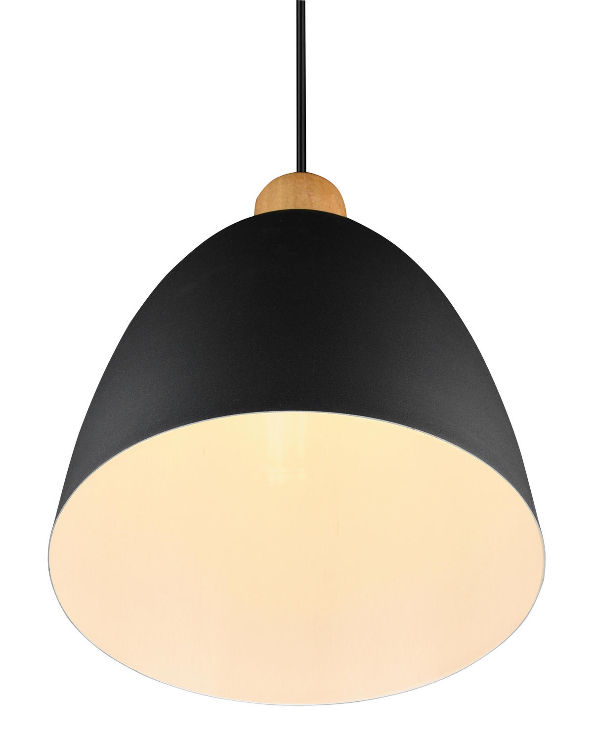 Reality Pendelleuchte R30681032 mattschwarz Metall H/D: ca. 150x25 cm E27 1 Brennstellen Jagger - mattschwarz (25,00/150,00cm) - Reality