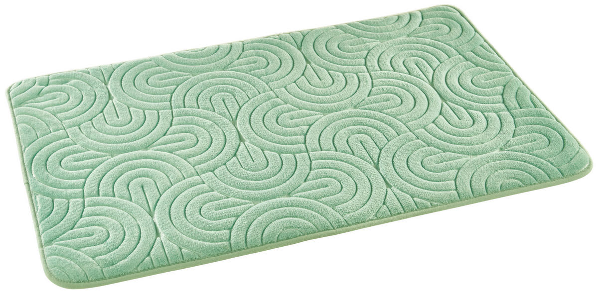 Badematte Wabe Wabe - grün (50,00/80,00cm) - POCOline