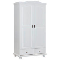 Kleiderschrank Reutte weiß B/H/T: ca. 104x198x56 cm Reutte - weiß (104,00/198,00/56,00cm) - Inter Link