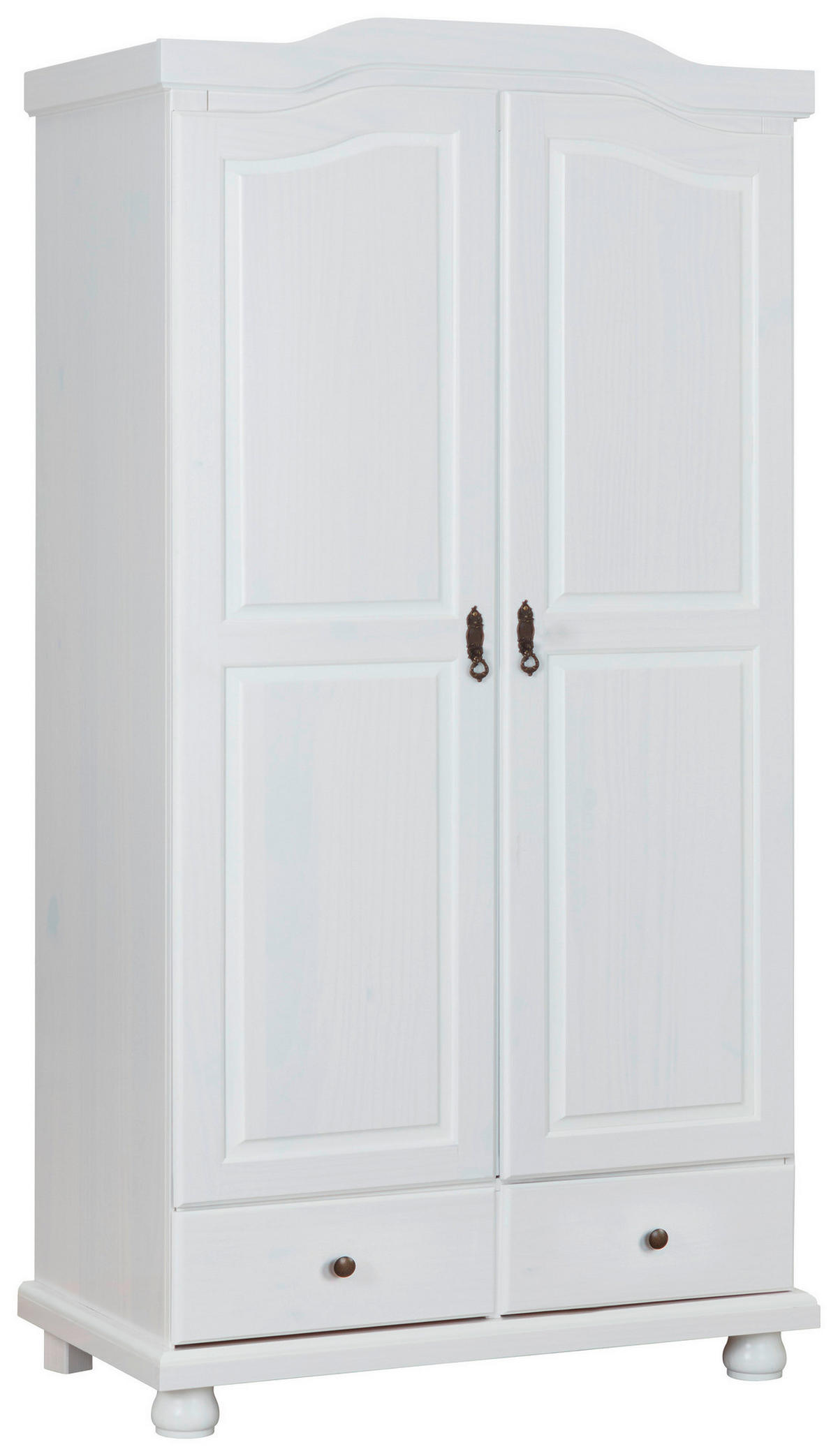 Kleiderschrank Reutte weiß B/H/T: ca. 104x198x56 cm Reutte - weiß (104,00/198,00/56,00cm) - Inter Link