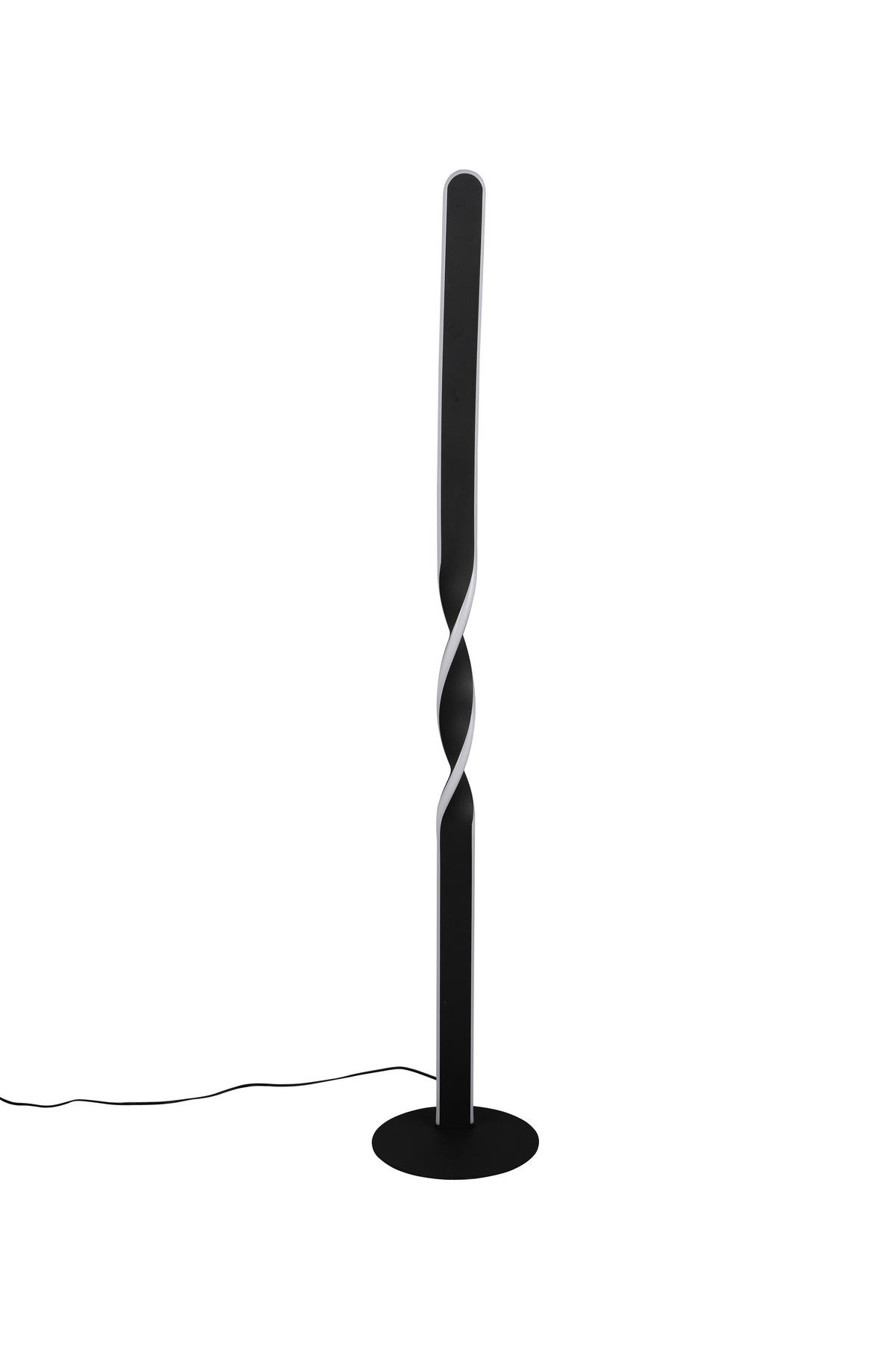 Reality LED Stehlampe Ginko mattschwarz Metall B/H/T: ca. 2x11x21,5 cm 1 Brennstellen Ginko - mattschwarz (2,00/11,00/21,50cm) - Reality