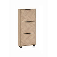 Schuhkipper Piazza, 3er Eiche Nachbildung B/H/T: ca. 59,8x124,5x19,55 cm Piazza, 3er - Eiche (59,80/124,50/19,55cm) - Schildmeyer