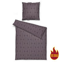 Microfaser Bettwäsche Bettwäsche_Microfaser Modern bord - bordeaux (135,00/200,00cm) - Sensation