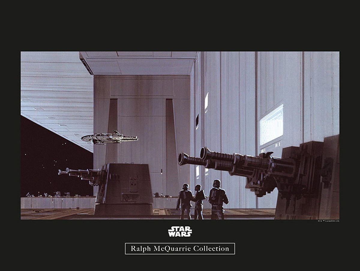 Komar Poster Star Wars Classic RMQ Death Star Ha Star Wars B/L: ca. 40x30 cm Star Wars Classic RMQ Death Star Ha - (40,00/30,00cm) - Komar