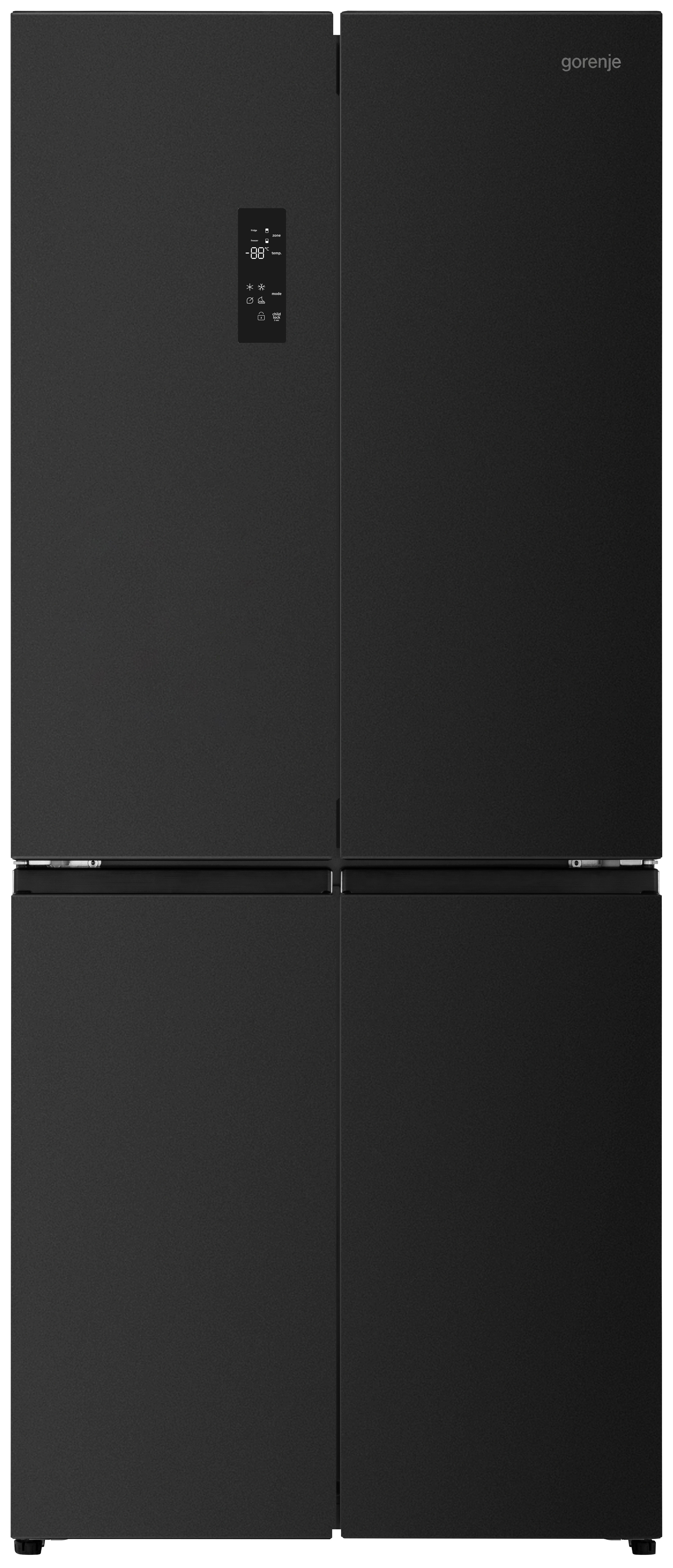 Gorenje Cross-Door NRM819D61BX schwarz B/H/T: ca. 79,4x190x65 cm Multi-Door NRM819D61BX - schwarz (79,40/190,00/65,00cm) - Gorenje