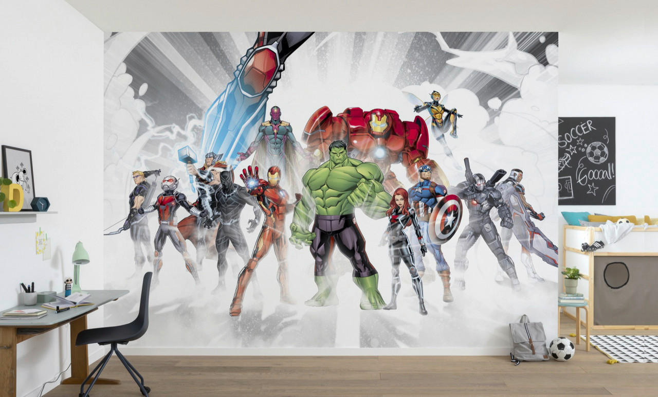 Fototapete Avengers Unite 8-4032 bunt B/H: ca. 368x254 cm Avengers Unite 8-4032 - bunt (368,00/254,00cm)