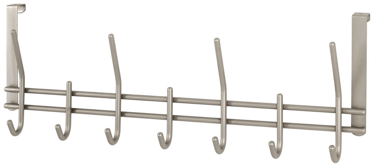 Türgarderobe  Edelstahl Optik Stahlrohr B/H/T: ca. 54x20x7 cm Carla_Türgarderobe 17782 - (54,00/20,00/7,00cm)