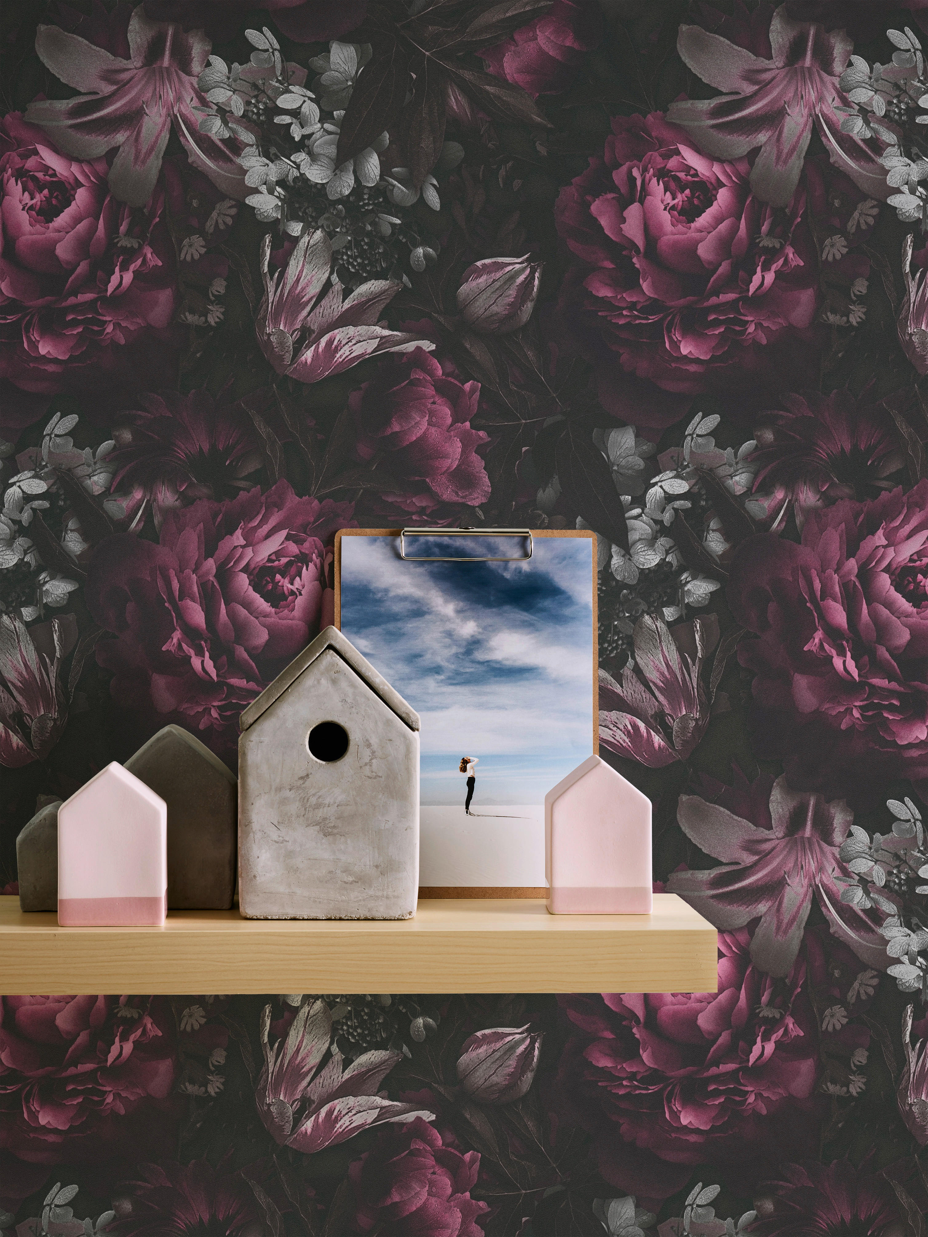 A.S.Creation Vliestapete Floral Floral lila B/H: ca. 0,53x10,05 cm Floral - lila (0,53/10,05cm) - A.S.Creation