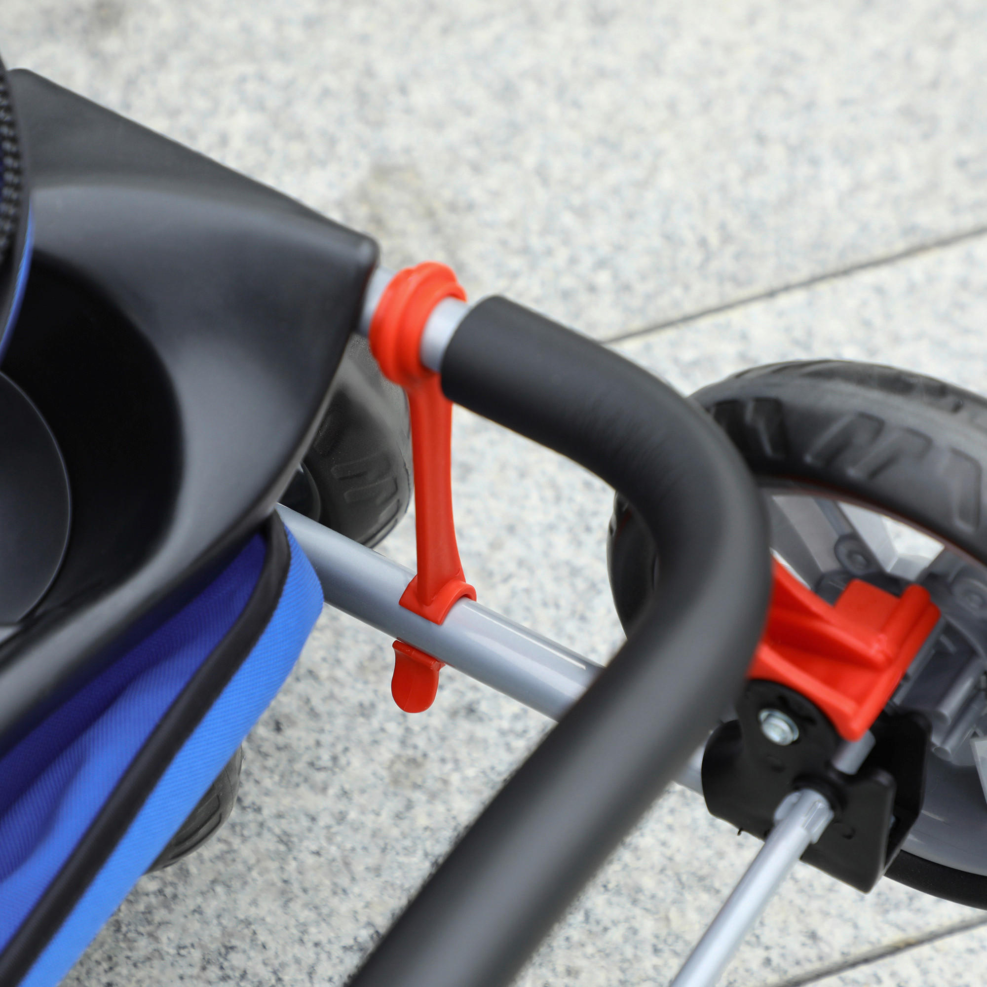 PawHut Hunde-Zubehör blau Edelstahl B/H/L: ca. 45x75x97 cm Hundebuggy - blau (97,00/45,00/75,00cm) - PawHut