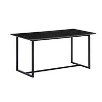 Esstisch schwarz Marmor Optik B/H/T: ca. 160x76x80 cm Esstisch - schwarz (160,00/76,00/80,00cm) - Wohnling