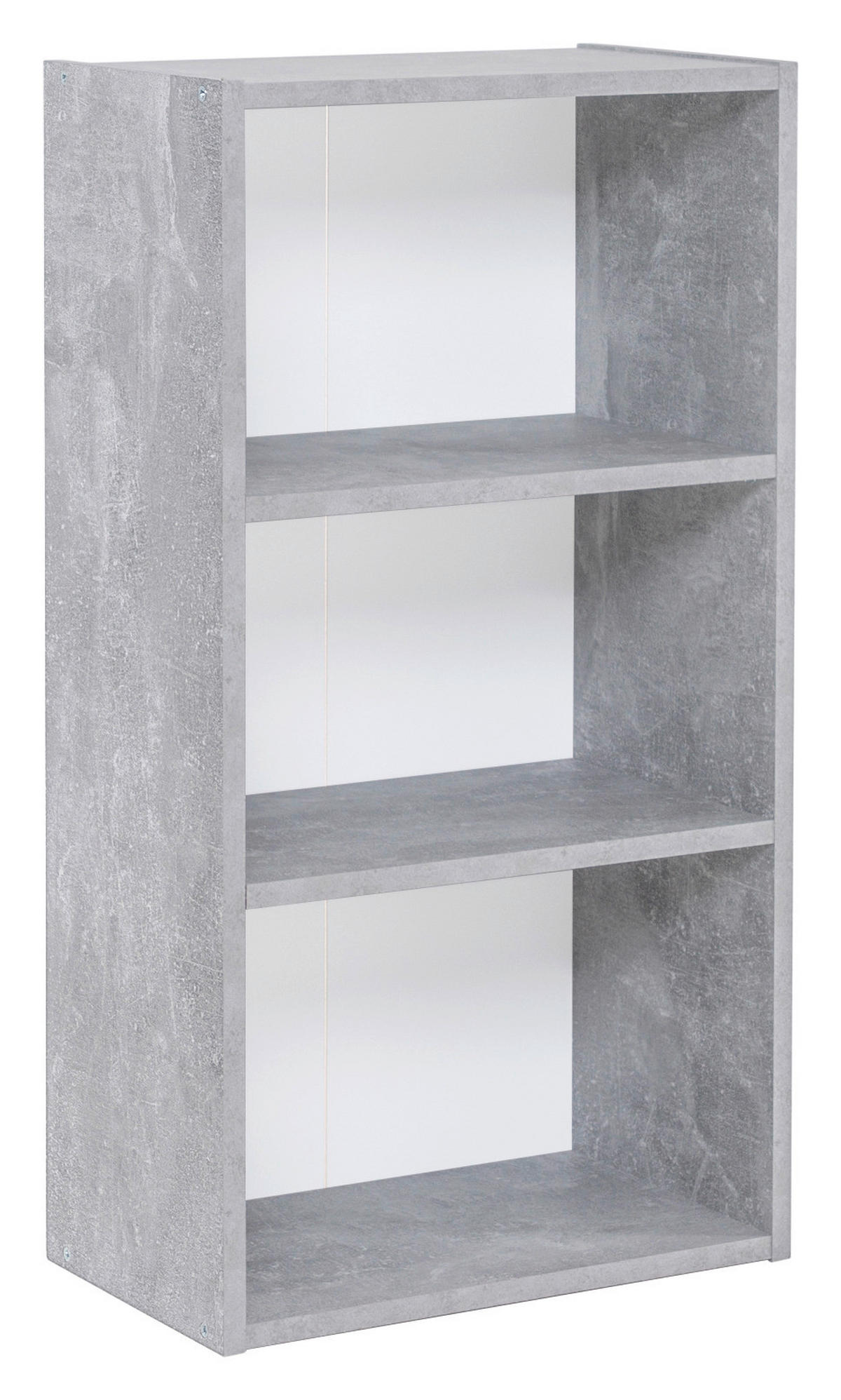 Regal Step 2 Beton Optik weiß B/H/T: ca. 41,5x78,5x25 cm Step 2 - weiß (41,50/78,50/25,00cm)