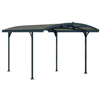 Palram Carport Atlas B/H/L: ca. 288x243x495 cm Atlas - anthrazit (495,00/288,00/243,00cm) - Palram