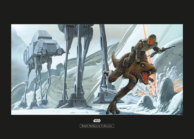 Komar Poster Star Wars Classic RMQ Hoth Battle G Star Wars - Classic B/L: ca. 70x50 cm Star Wars Classic RMQ Hoth Battle G - (70,00/50,00cm) - Komar