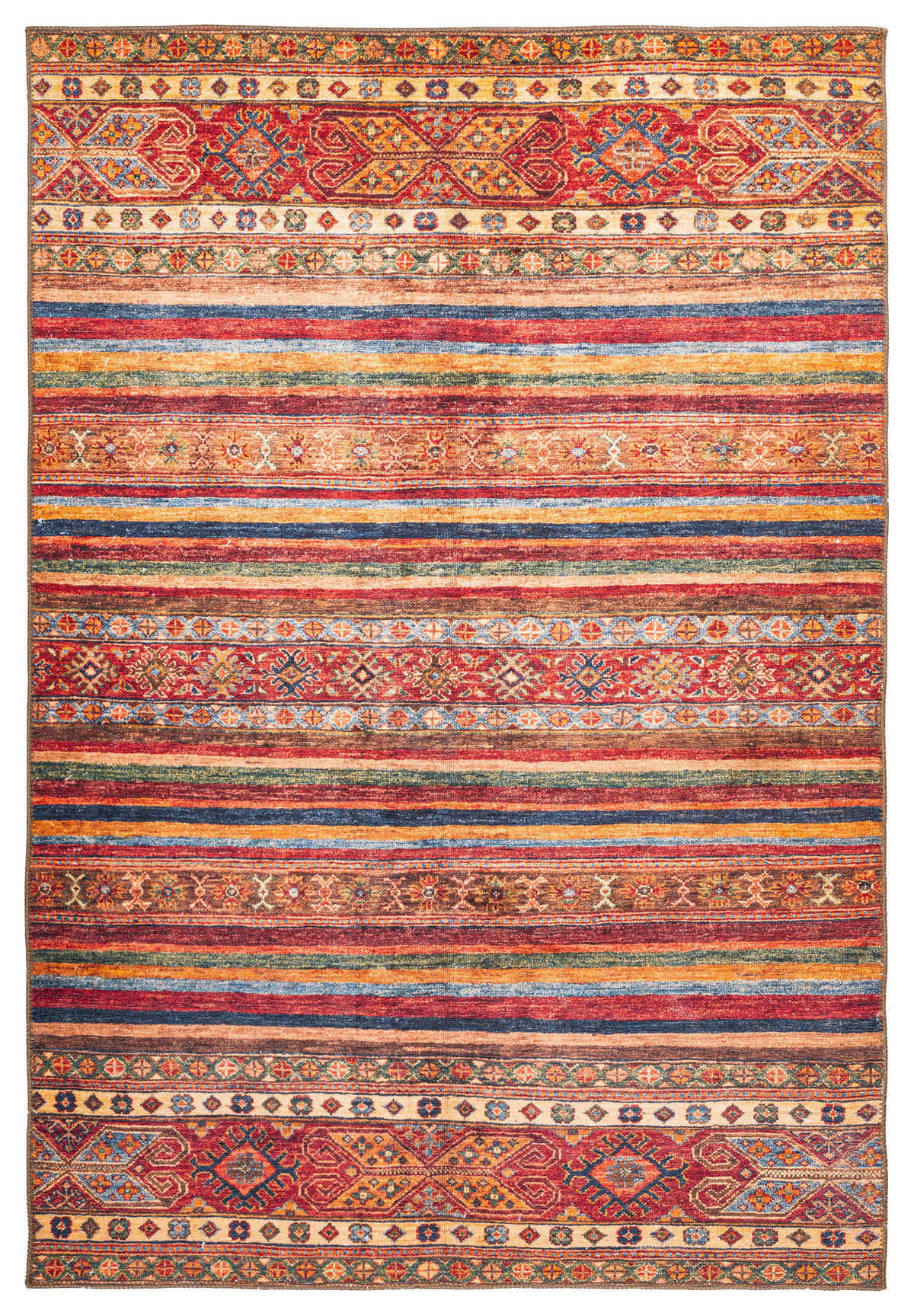 360Living Teppich Faye rot B/L: ca. 110x180 cm Faye - rot/multicolor (110,00/180,00cm) - 360Living