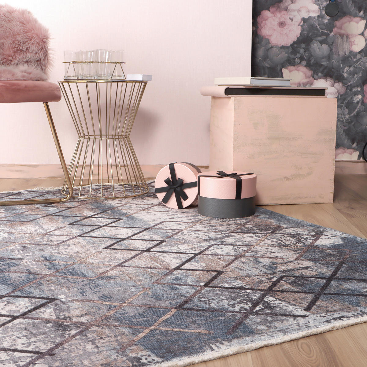 Obsession Teppich My Valencia mehrfarbig B/L: ca. 150x230 cm My Valencia - mehrfarbig (150,00/230,00cm) - Obsession