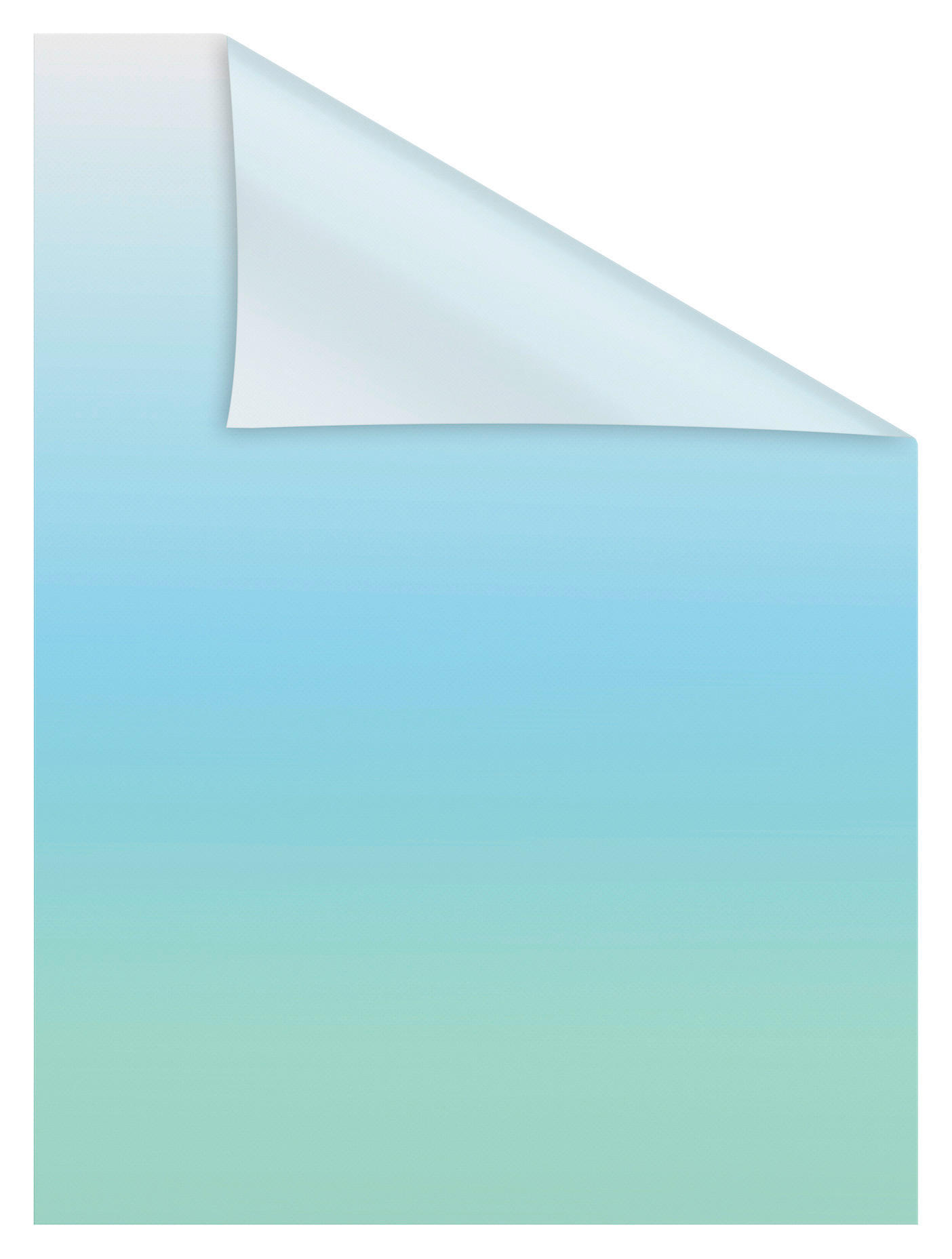 Thumbnail - LICHTBLICK Fensterfolie Ombre  Ombre petrol B/L: ca. 50x50 cm
