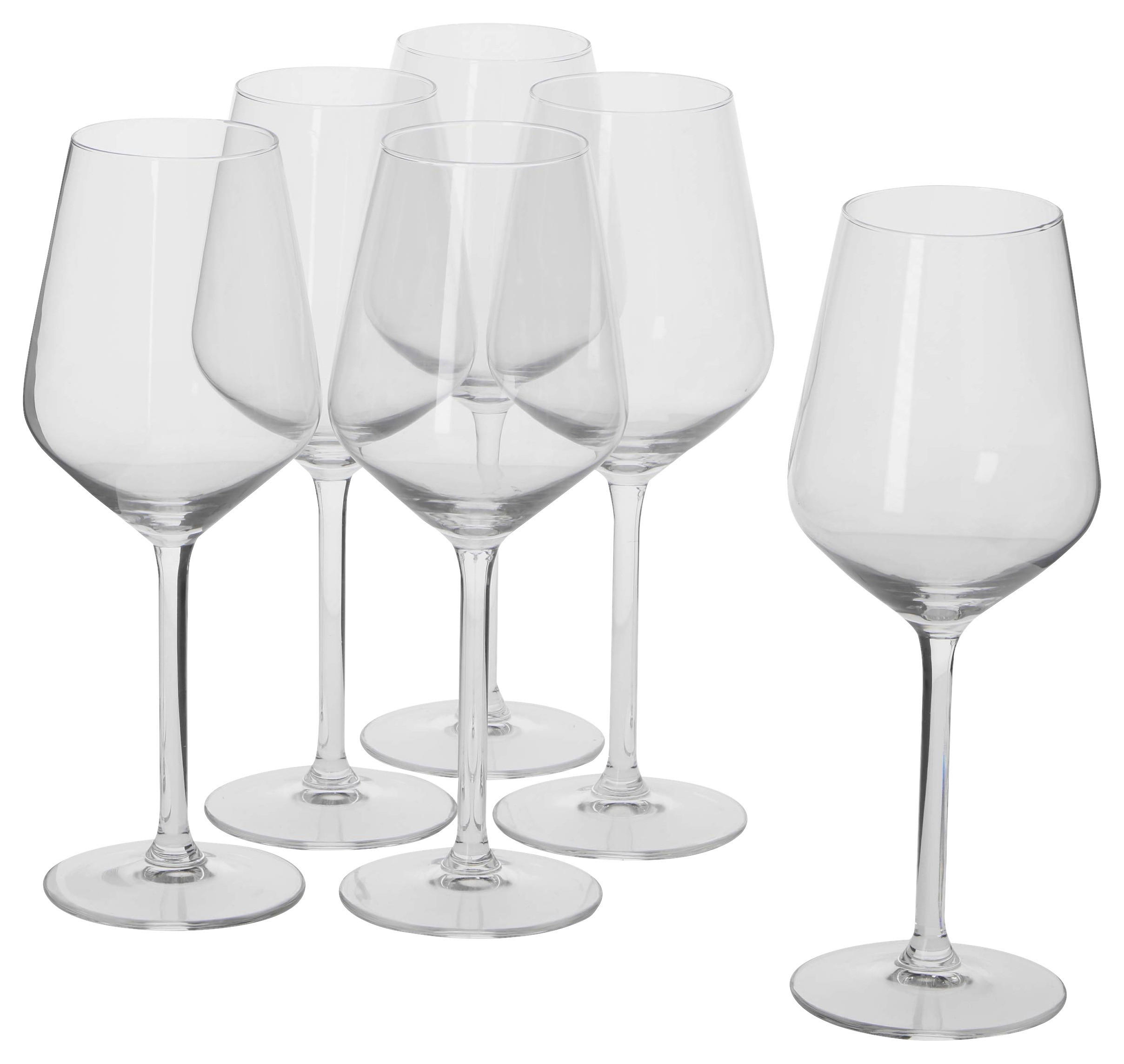 Kelchglasserie transparent Weingläser_6erSet - transparent (8,00/8,00/22,00cm)