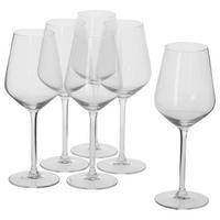 Kelchglasserie transparent Weingläser_6erSet - transparent (8,00/8,00/22,00cm)