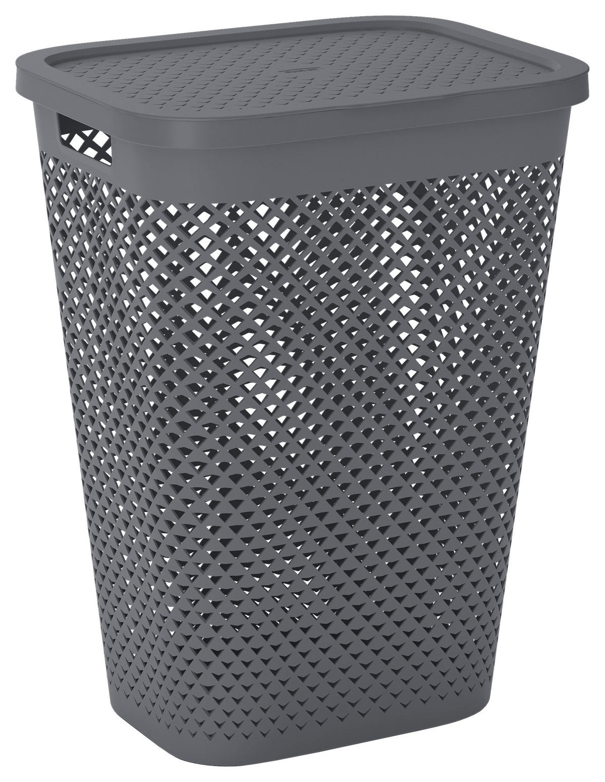 Curver Wäschebox grau Wäschebox_Pure 55l - grau - Curver