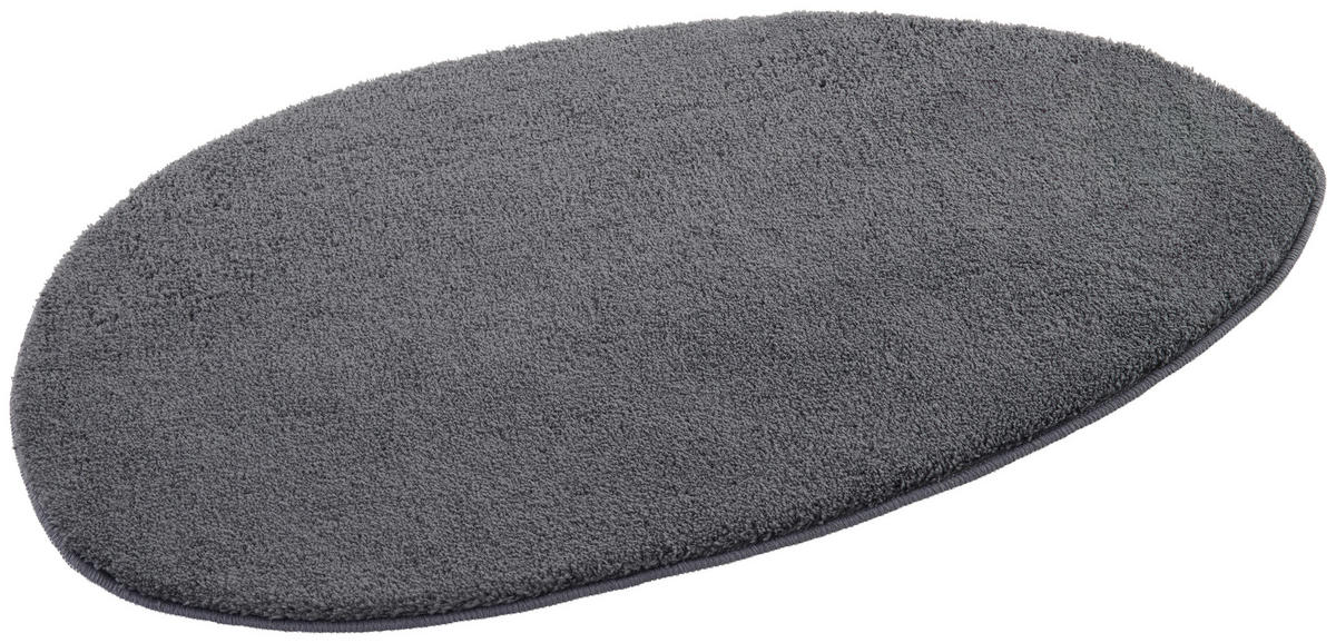 POCOline Badematte Charly Charly - anthrazit (80,00/50,00cm) - POCOline