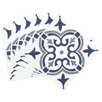 d-c-fix Wandfliese selbstklebend blau B/L: ca. 15,25x15,25 cm Wandfliesen_d-c-fix_selbstklebend - blau/weiß (15,25/15,25cm) - d-c-fix