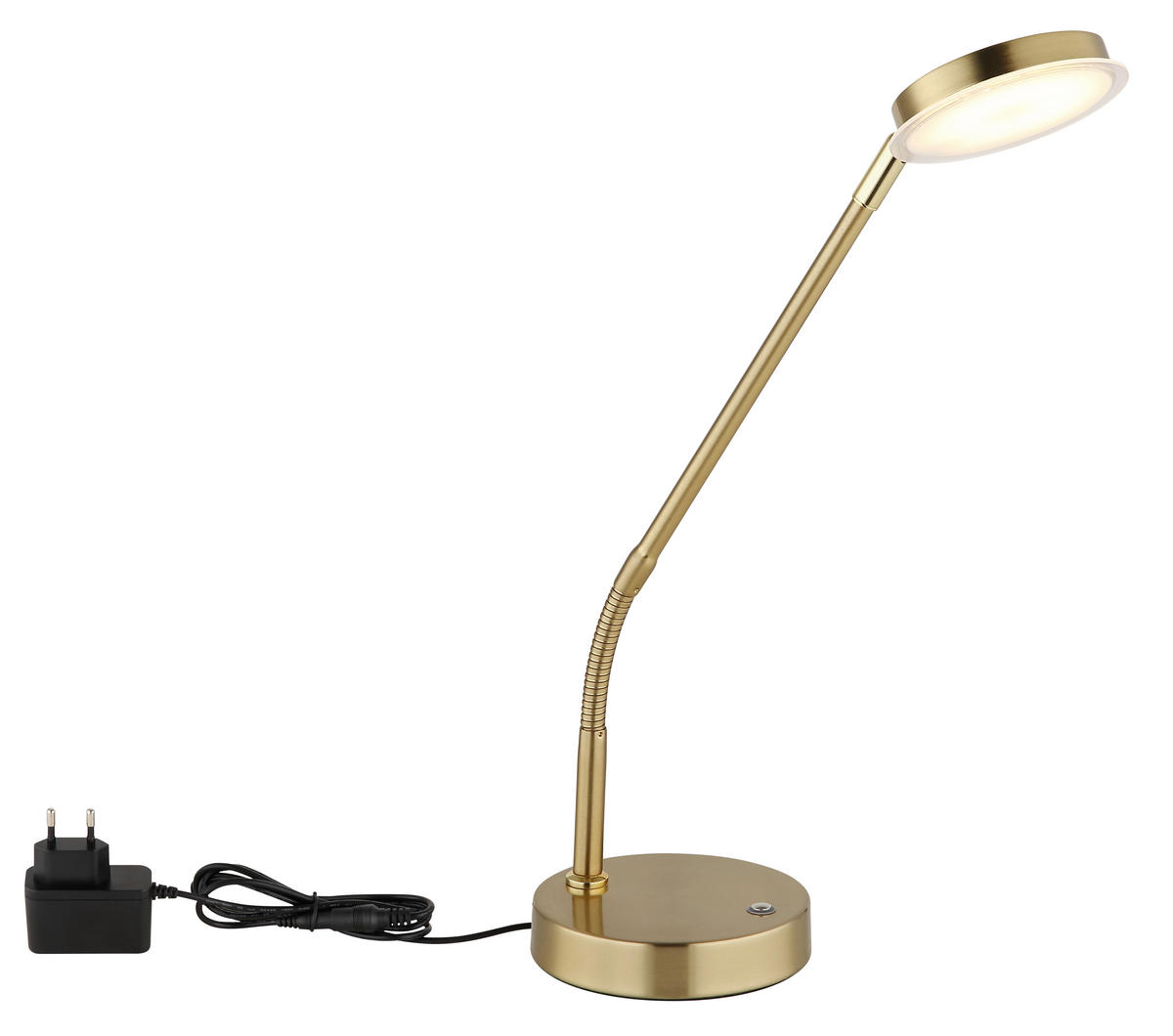 GLOBO Tischleuchte messing Metall B/H/L: ca. 13x53,5x43 cm 1 Brennstellen SILVIO - messing (43,00/13,00/53,50cm) - GLOBO