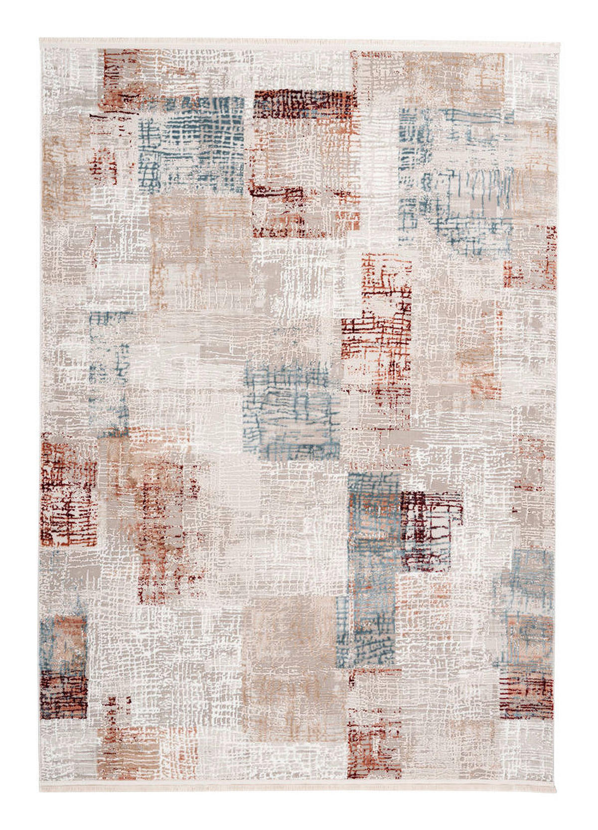 360Living Teppich Akropolis grau B/L: ca. 200x300 cm Akropolis - rosa/grau (200,00/300,00cm) - 360Living