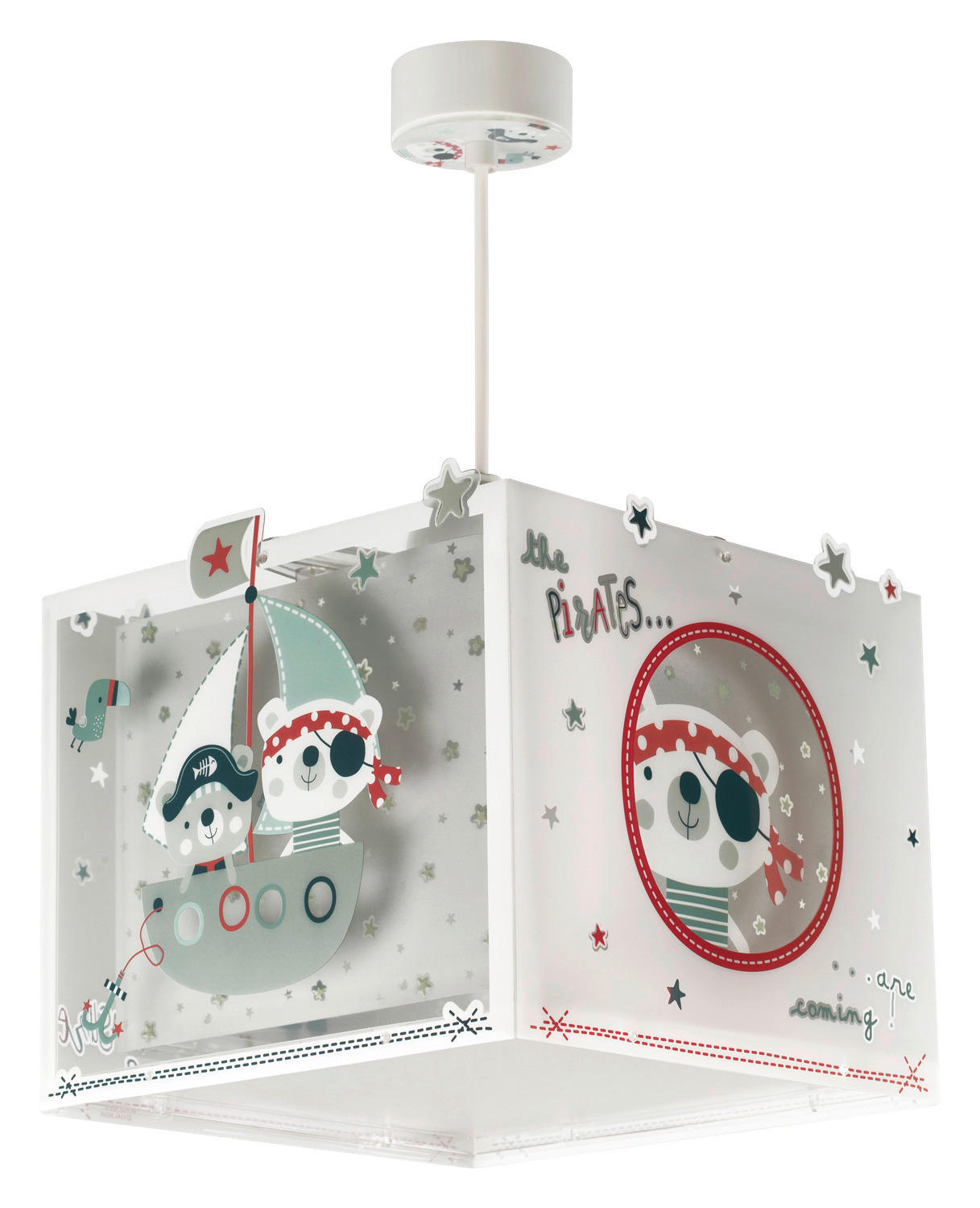 Kinderzimmer Pendelleuchte The Pirates fluoreszierend E27