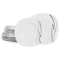 CreaTable Tafelservice Amelie multicolor Porzellan 12 tlg. Amelie - multicolor - CreaTable