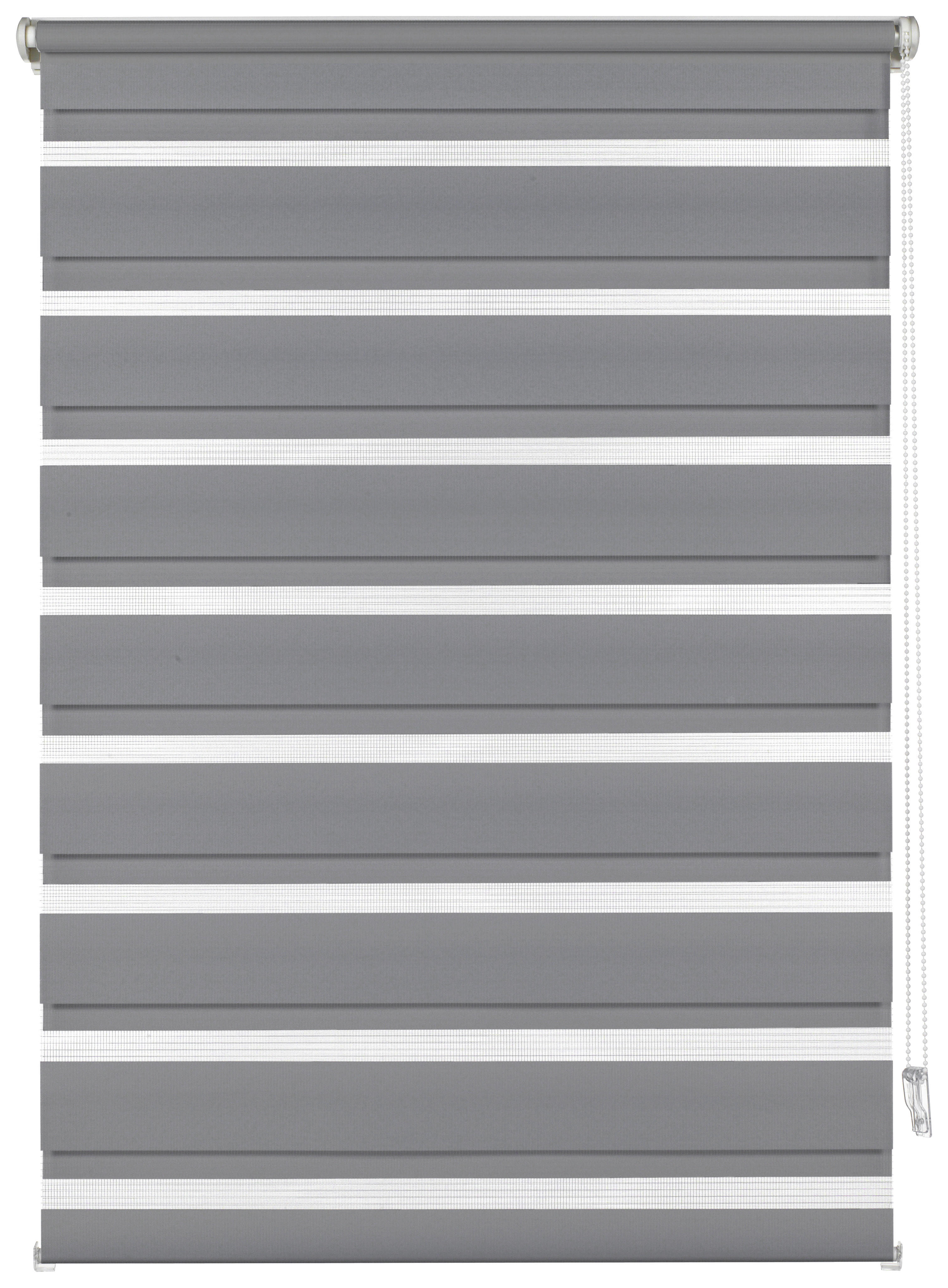 Doppelrollo anthrazit B/L: ca. 82x200 cm Doppelrollo - anthrazit (82,00/200,00cm) - Boviva