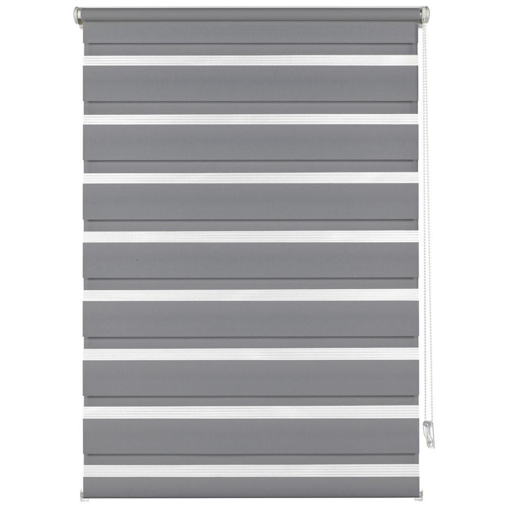 Thumbnail - Boviva Doppelrollo anthrazit B/L: ca. 102x200 cm