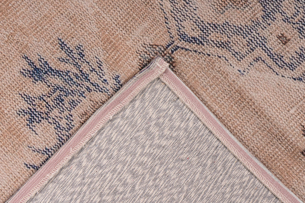 360Living Teppich Vintage blau B/L: ca. 140x200 cm Vintage - blau (140,00/200,00cm) - 360Living