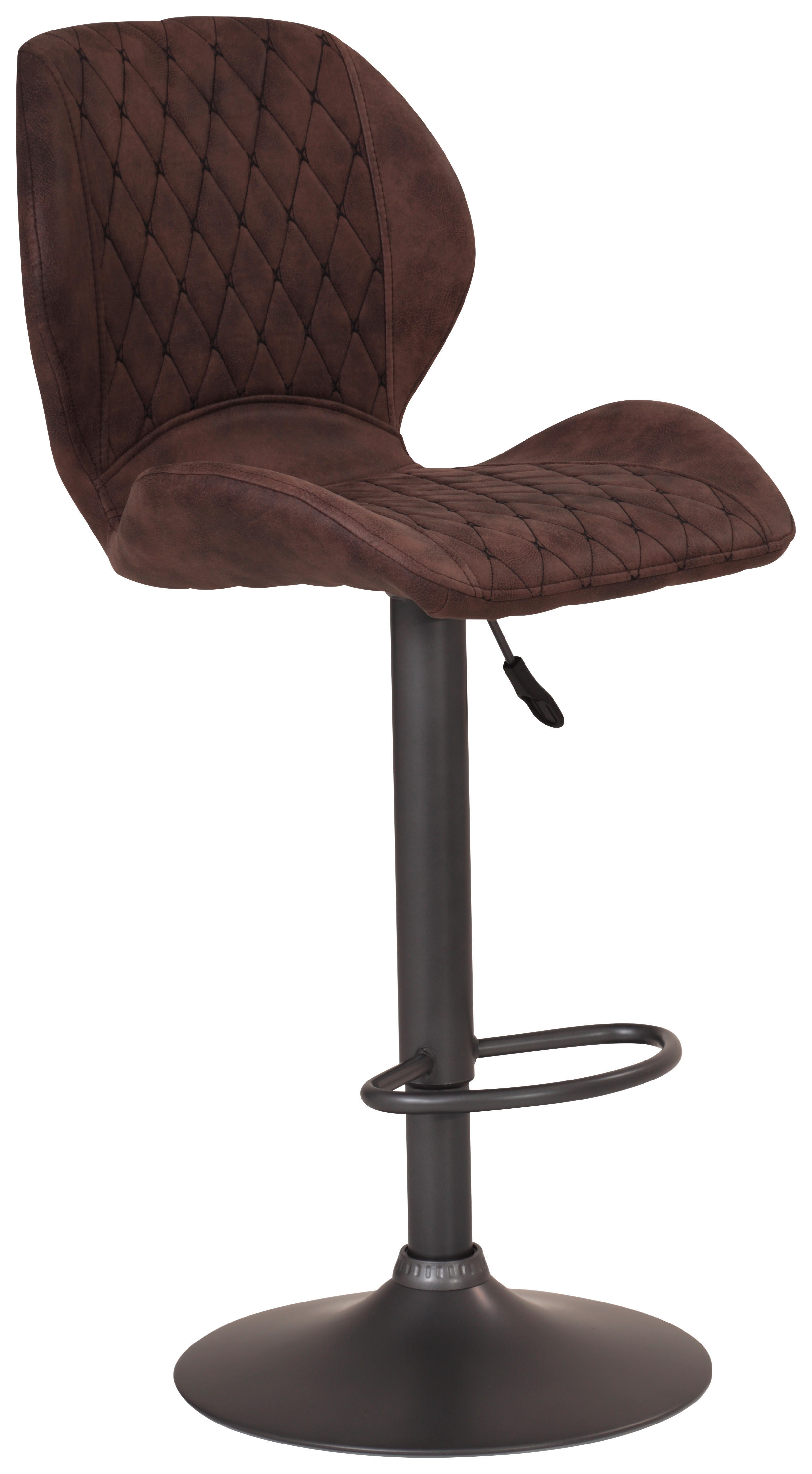Barhocker Sonja braun Vintage B/H/T: ca. 42x96x51 cm Sonja - braun/grau (42,00/96,00/51,00cm)