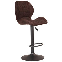 Barhocker Sonja braun Vintage B/H/T: ca. 42x96x51 cm Sonja - braun/grau (42,00/96,00/51,00cm)
