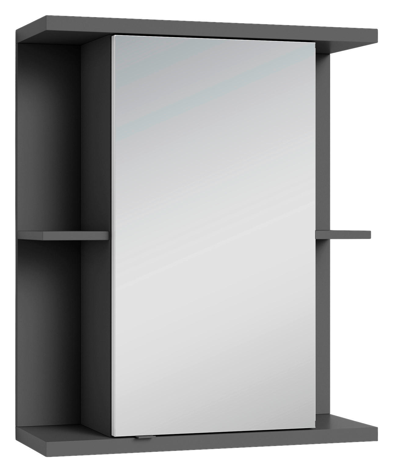 Spiegelschrank NEBRASKA anthrazit B/H/T: ca. 60x70x25 cm NEBRASKA - anthrazit (60,00/70,00/25,00cm) - byLIVING