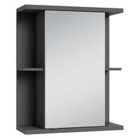 Spiegelschrank NEBRASKA anthrazit B/H/T: ca. 60x70x25 cm NEBRASKA - anthrazit (60,00/70,00/25,00cm) - byLIVING