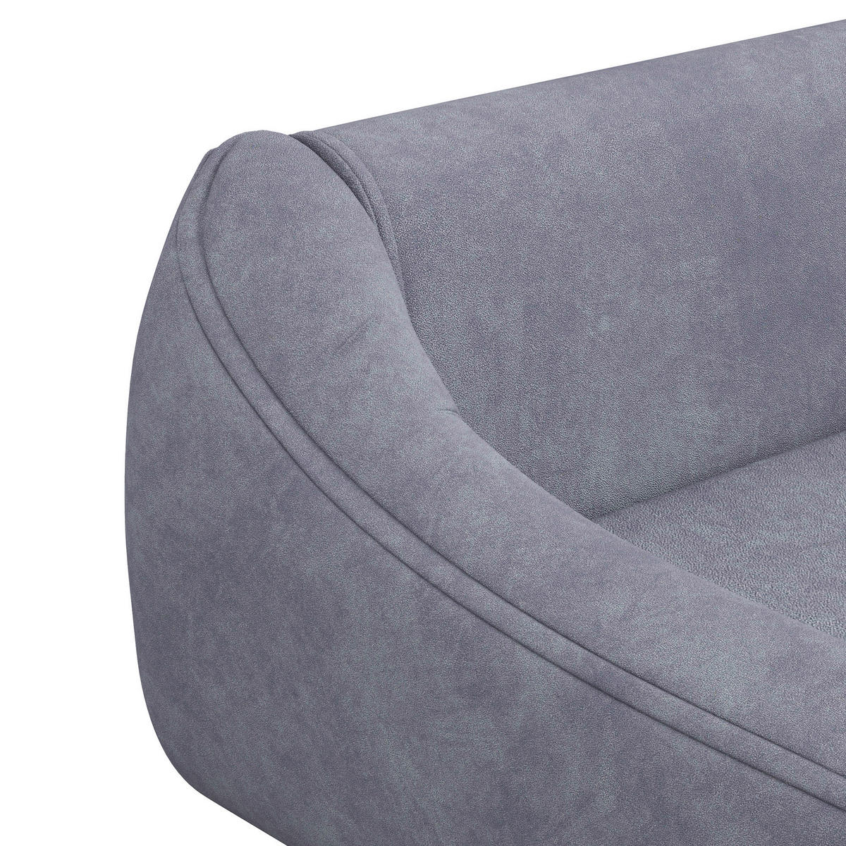 PawHut Hunde-Zubehör grau Polypropylen B/H/L: ca. 58,5x102x42,5 cm Hundesofa - grau (42,50/58,50/102,00cm) - PawHut
